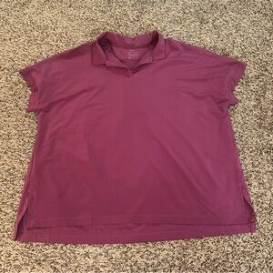 Purple Nike Polo Shirt